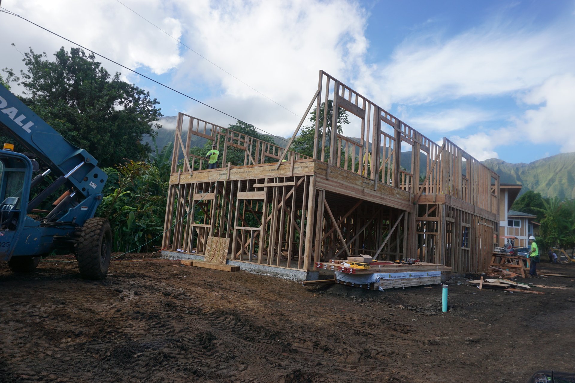picture of a home in construction
